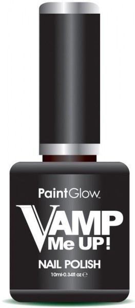 Vampire Glow Nail Polish Black