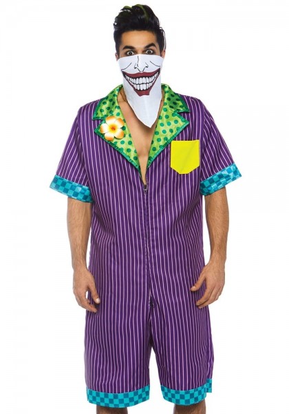 Laughing villain in pajama costume 3
