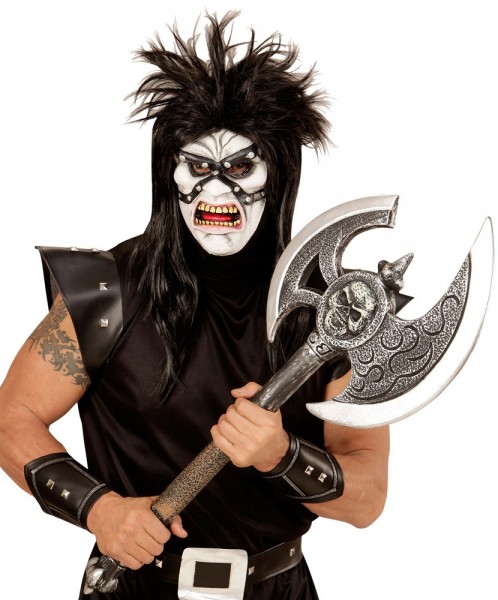 King Of Rock Maske Weiß 3