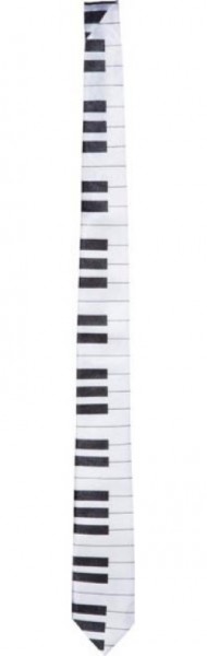 Musician tie piano keys