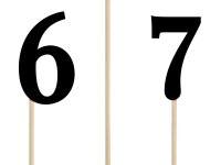 Oversigt: 11 nummervælger 1-10 sort