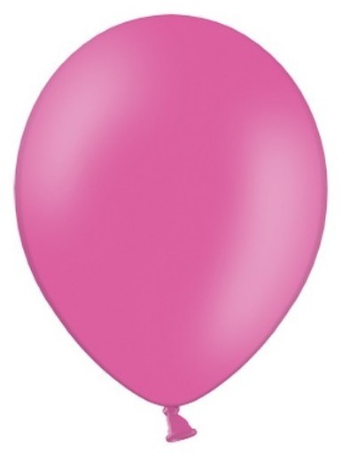 10 party star balloons pink 30cm