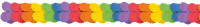 Ghirlanda di carta arcobaleno da 360 cm