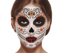 Day of the Dead Face Tattoos