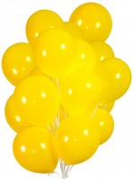 30 ballons en jaune 23cm