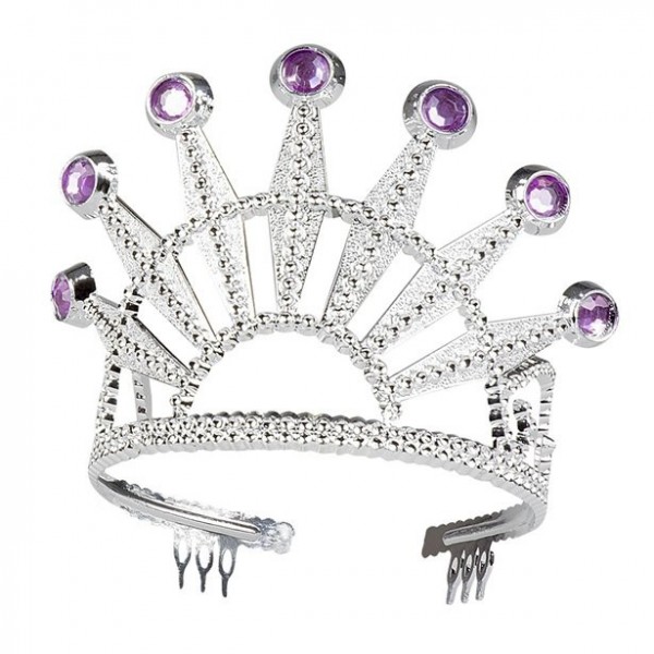 Princesses tiara purple gemstones