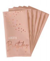 10 Rosy Blush Birthday Servietten 33cm