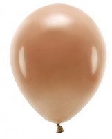 100 eko pastell ballonger ljusbruna 26cm
