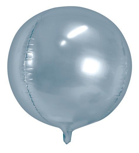 Metallisk ballonballon sølv 40cm
