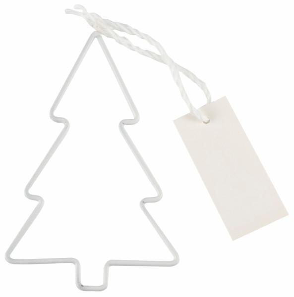 4 Christmas tree place card holders