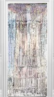 Holo-Party Door Curtain Silver 2.4m
