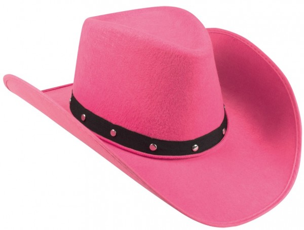 Cappello Cowboy donna rosa