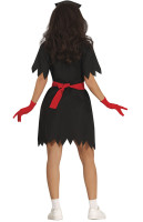 Black zombie nurse women's costume
