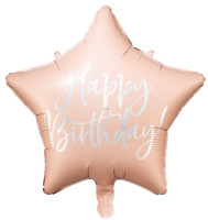Preview: Powder pink birthday foil balloon 40cm