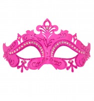 Preview: Fenicottero glitter eye mask in pink