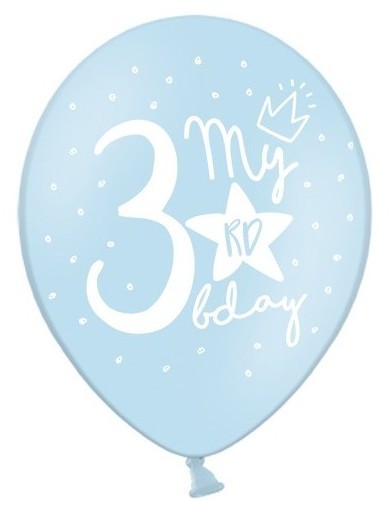 50 My 3rd Birthday Luftballons 30cm 3