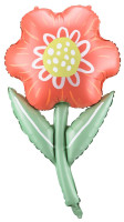 Vista previa: Globo foil flor 75cm