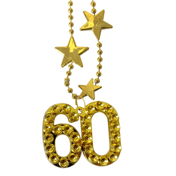 Collier étoiles 60e anniversaire or