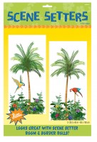 2 décorateurs palmiers 85cm x 1,65m