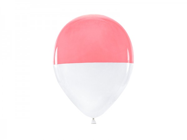 7 dwukolorowych balonów Carnevale 30cm 6