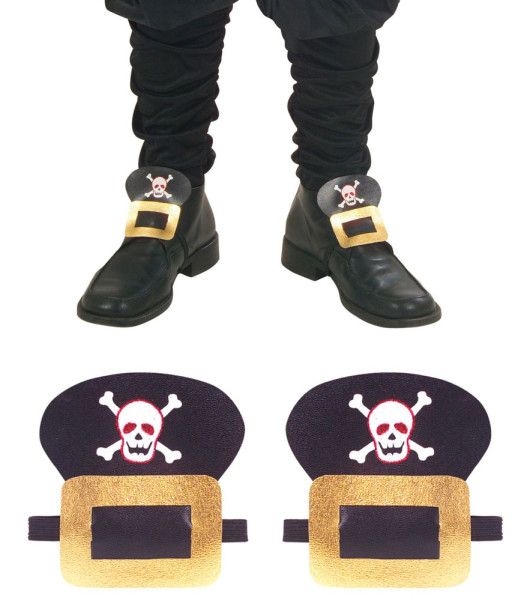 Klamra do butów pirata czaszki
