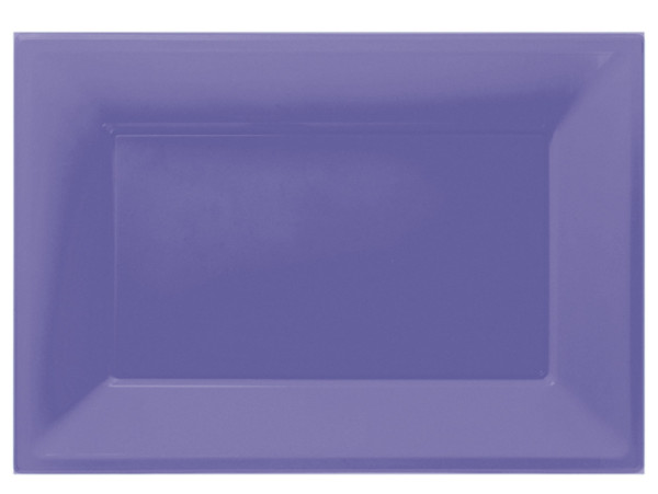 3 piatti da portata Violetta 33 x 23 cm