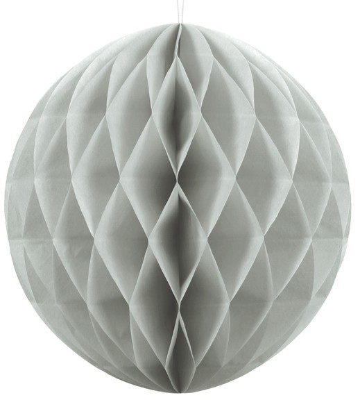 Honeycomb ball Lumina light gray 40cm