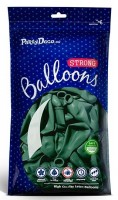 Vorschau: 20 Partystar metallic Ballons tannengrün 23cm