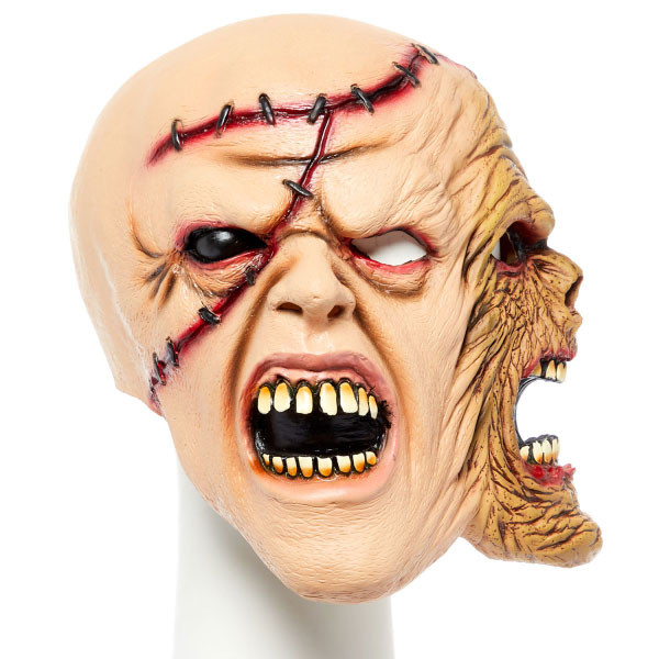 Horror Doppel Zombie Latex Maske