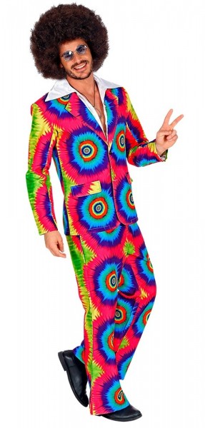 Psychadeliczny kostium imprezowy z lat 70. dla mężczyzn 4
