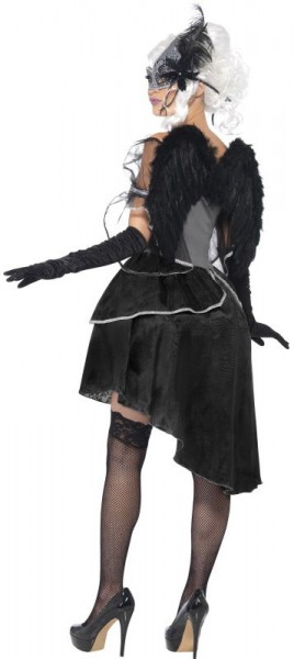 Schwarzer Engel Maskenball Kostüm