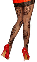 Preview: Day of the Dead Sugar Skull Tights 50DEN