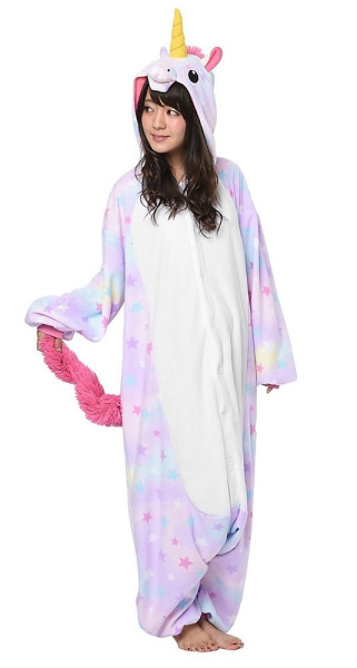 Kigurumi stars unicorn costume unisex