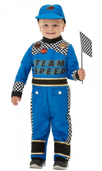 Kleiner Rennfahrer Kostüm für Kinder 2