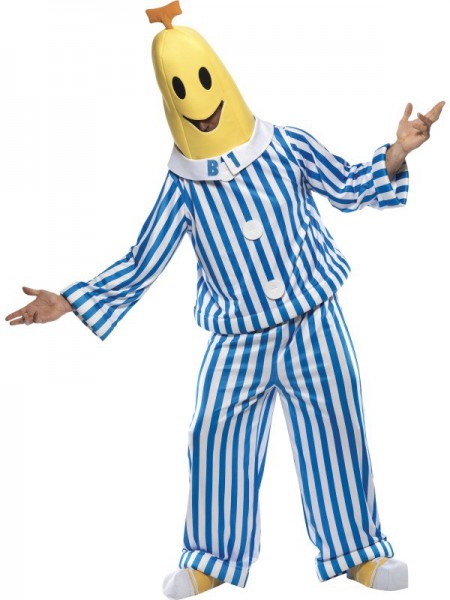 Banany w kostiumie piżamy