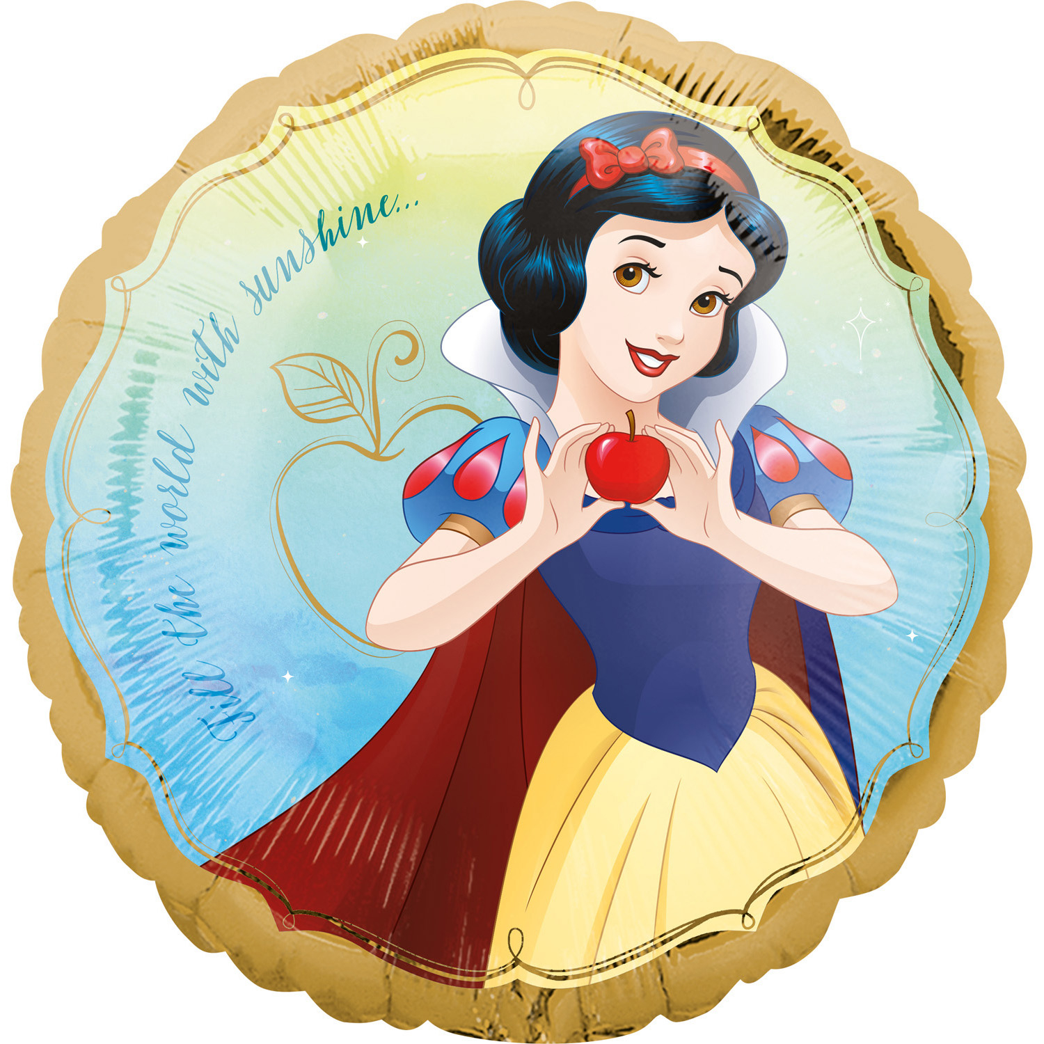 XXL Helium Folienballon Disney Prinzessin Schneewitchen Mädchen Geburtstag 