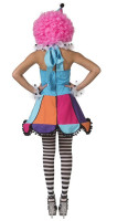 Anteprima: Costume da clown arcobaleno per donna