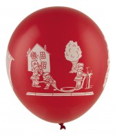 5er Set Feuerwehr Alarm Ballons
