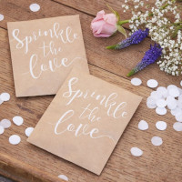 Preview: Country love wedding confetti bag