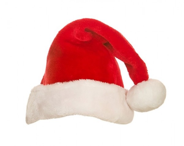 Flauschige Weihnachtsmann Mütze