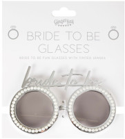 Preview: Bright Silver Bride to be Glasses