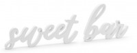 Sweet bar Deko Schriftzug weiß 37 x 10cm