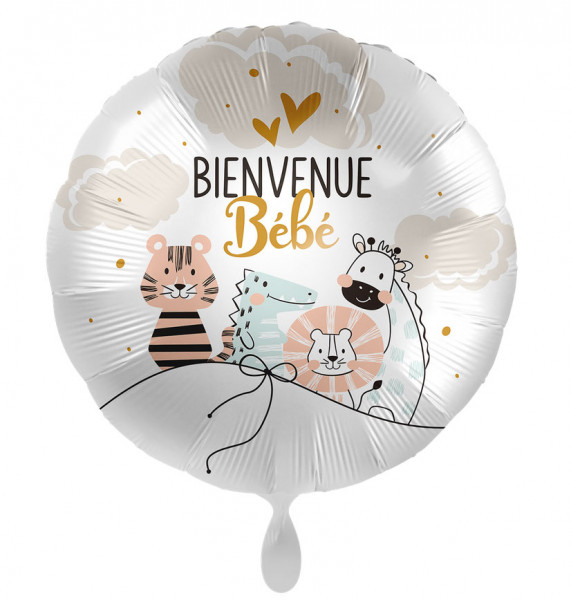 Welcome Baby folieballon FR 43cm