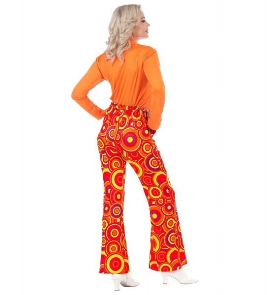 Pantaloni arancioni anni '70 2
