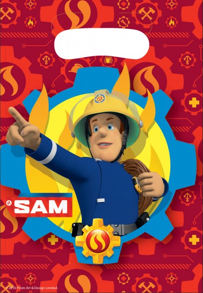 8 sacs cadeaux Fireman Sam SOS