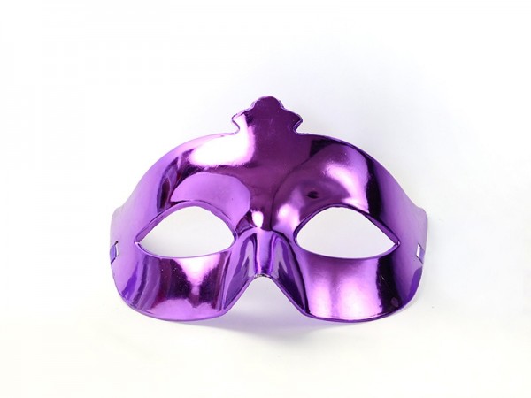 Party Maske Mystik Metallic Violett