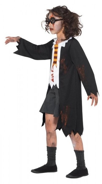 Zombie troldmand lærling barn kostume 2