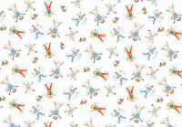 Preview: Wrapping paper winter children 70 x 200cm