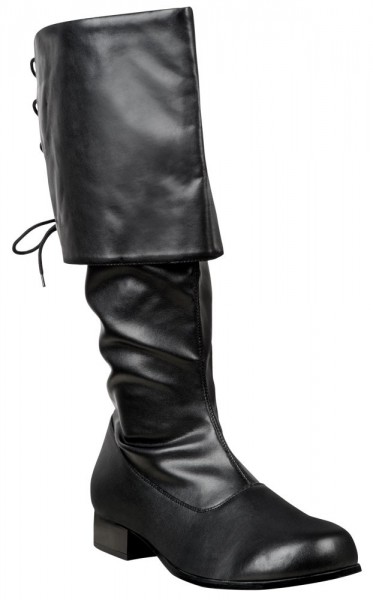 Pirate boots leather look men 3