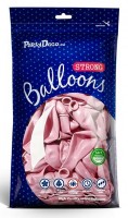 Vorschau: 100 Partystar metallic Ballons hellrosa 27cm